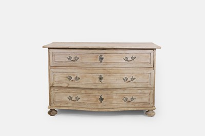 Lot 257 - A limed oak commode