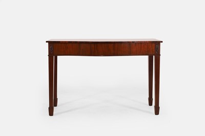 Lot 616 - A George III mahogany pier table