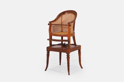 Lot 279 - A mahogany child's high chair