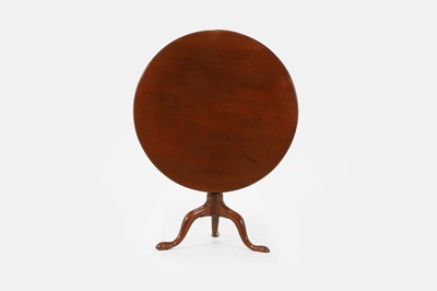 Lot 558 - A George III mahogany tripod table