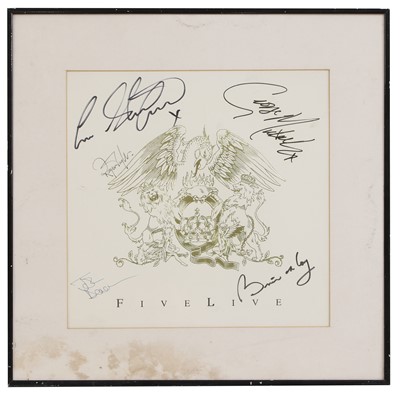 Lot 24 - A Queen 'Five Live' EP sleeve