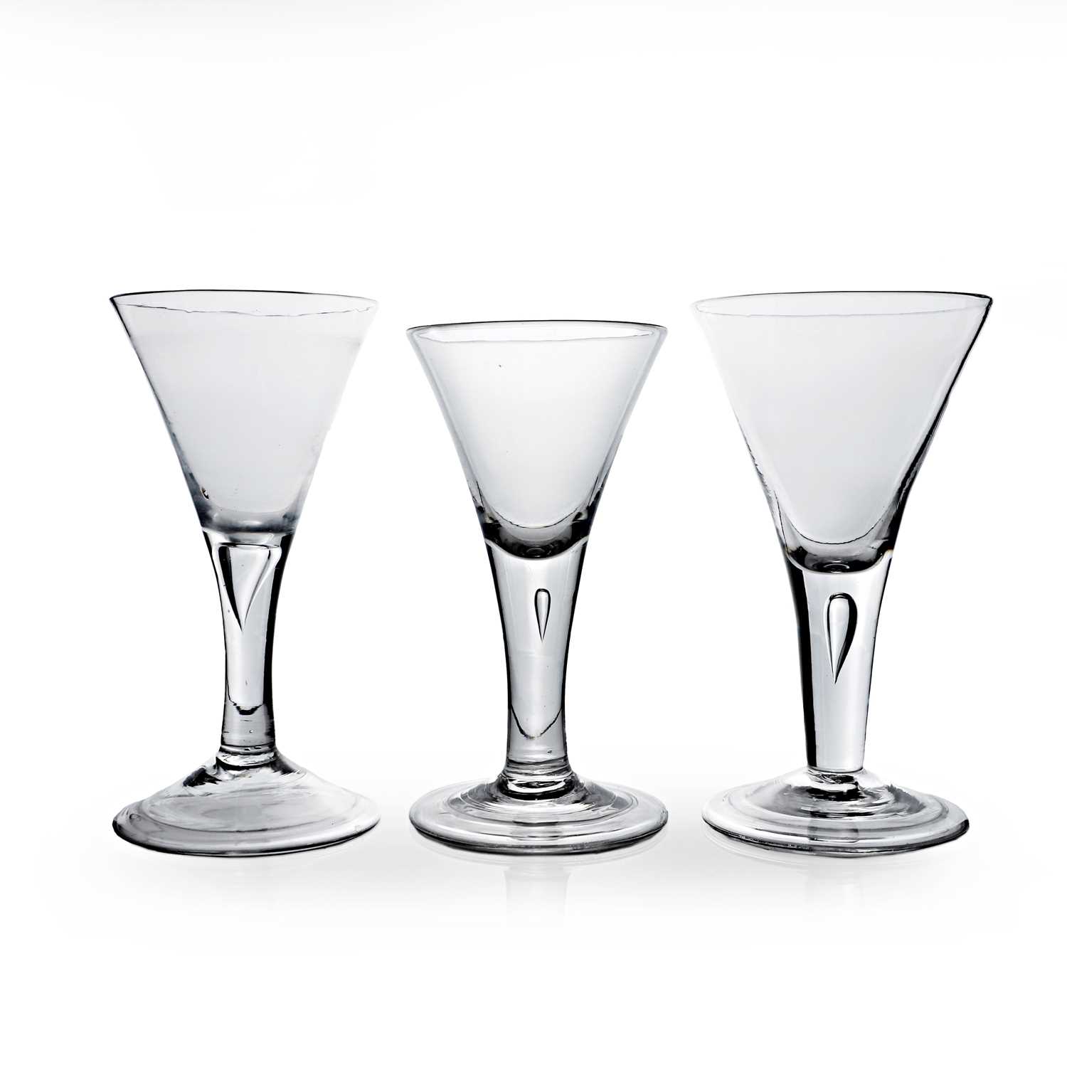 Lot 3 - A group of three large glass goblets
