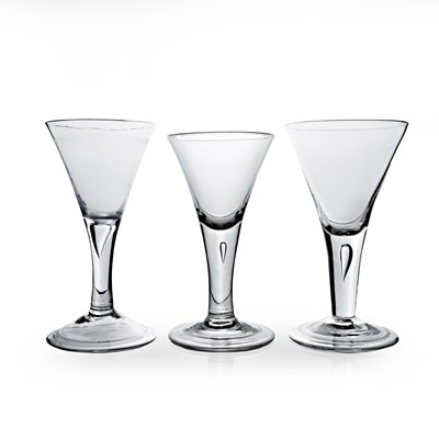 Lot 3 - A group of three large glass goblets
