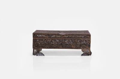 Lot 206 - An Ottoman silver filigree box