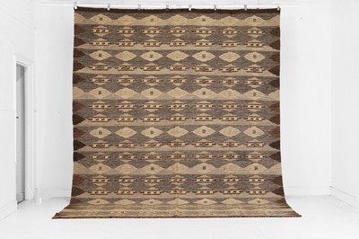 Lot 252 - A flat-weave wool carpet of Scandinavian design