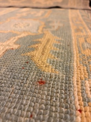 Lot 64 - An Oushak wool carpet