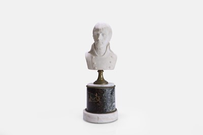 Lot 264 - A biscuit porcelain bust of Napoleon as First Consul