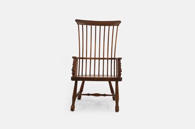 Lot 513 - An ash and birch comb-back Darvel Windsor armchair