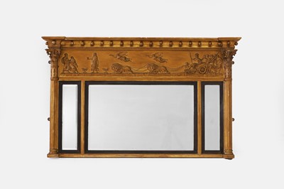 Lot 518 - A Regency overmantel mirror