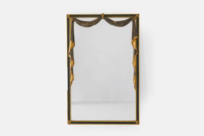 Lot 280 - A large painted wall mirror