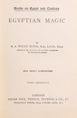 Lot 231 - WITCHCRAFT, MAGIC, Etc: 1- Lenormant, Francois: Chaldean Magic: Its Origin and Development.