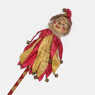 Lot 158 - A marotte jester stick