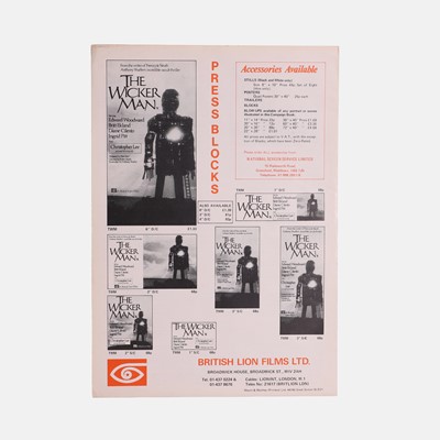Lot 10 - 'The Wicker Man' poster