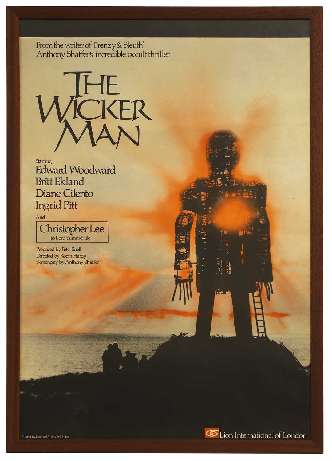 Lot 10 - 'The Wicker Man' poster