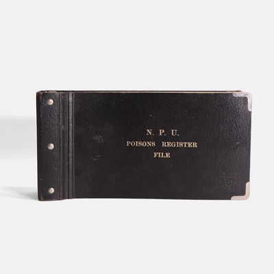 Lot 115 - An 'NPU (National Pharmaceutical Union) Poisons Register File'