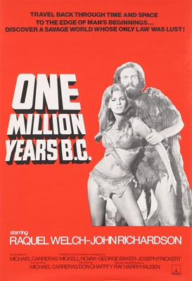 Lot 232 - 'One Million Years BC' film poster