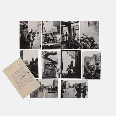 Lot 275 - 'The Yanks in West Berlin', ten press photographs