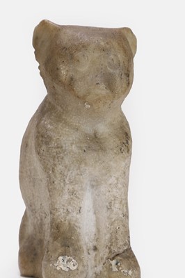 Lot 106 - A folk art marble figure