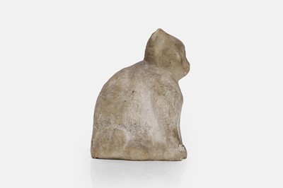 Lot 106 - A folk art marble figure