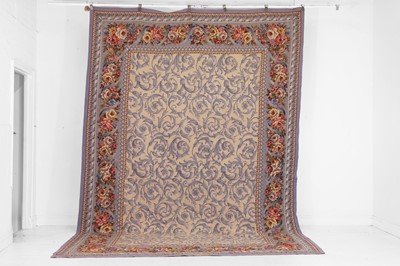 Lot 304 - An Aubusson-style needlepoint wool carpet