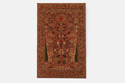Lot 368 - A pair of silk chainstitch hangings