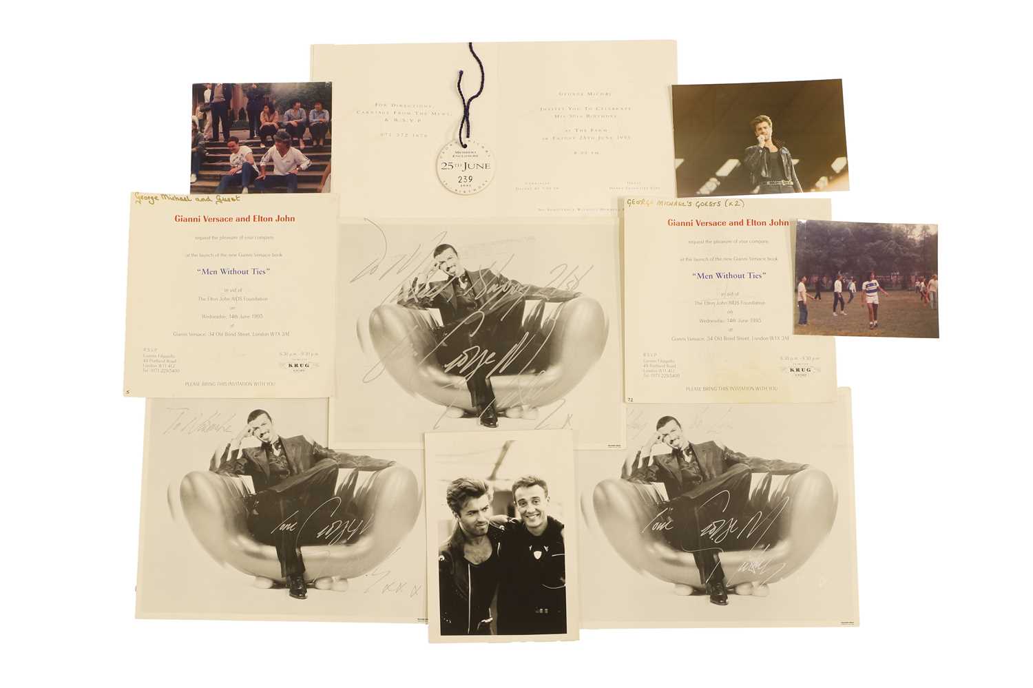 Lot 26 - George Michael memorabilia