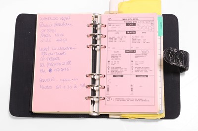 Lot 29 - A 'Faith Tour' ring-bound itinerary