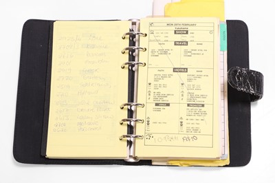 Lot 29 - A 'Faith Tour' ring-bound itinerary