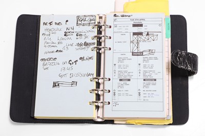 Lot 29 - A 'Faith Tour' ring-bound itinerary