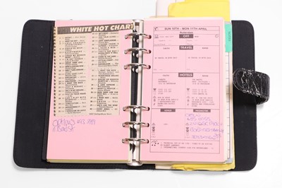 Lot 29 - A 'Faith Tour' ring-bound itinerary
