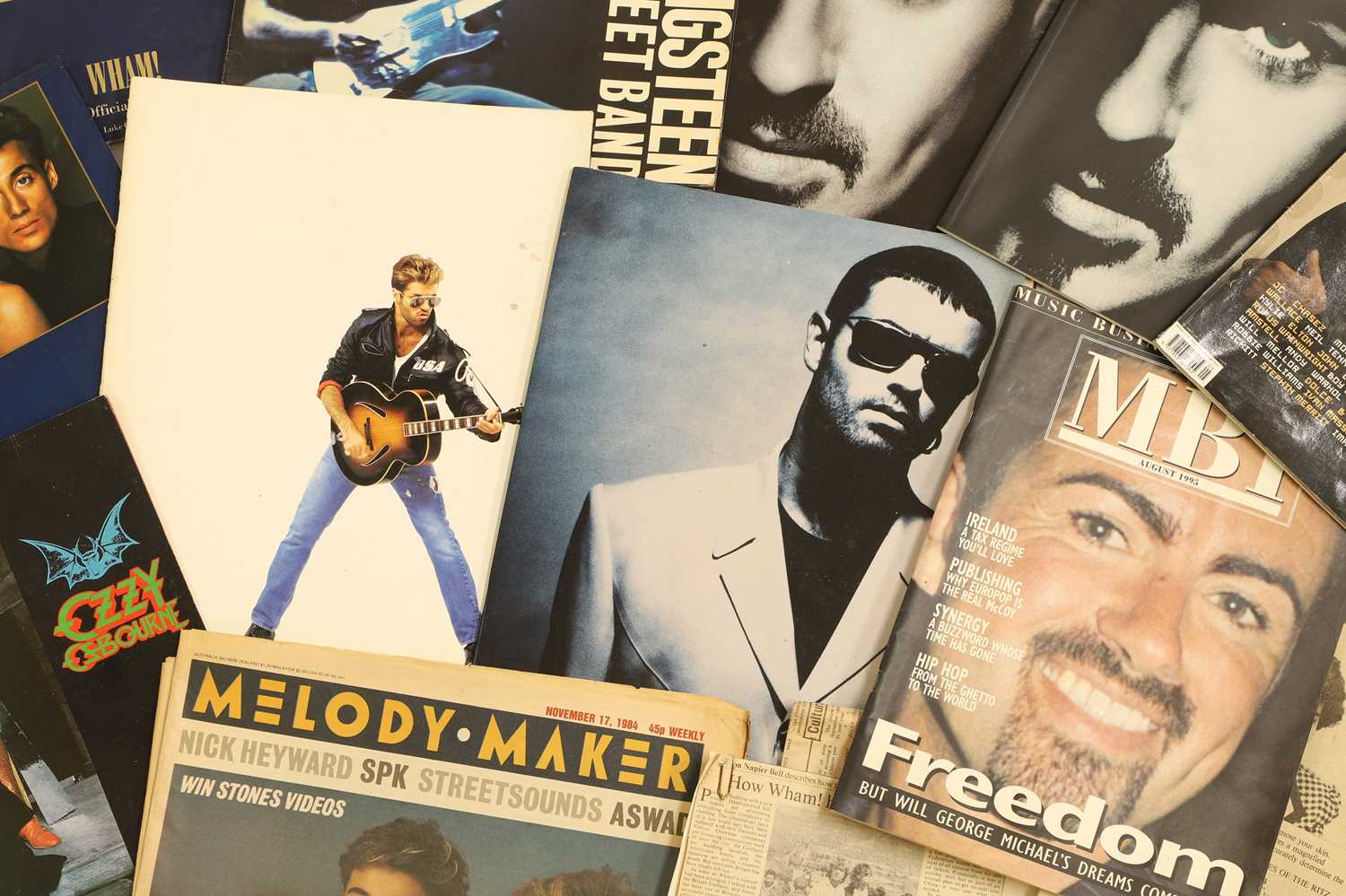 Lot 4 - Wham! and George Michael memorabilia
