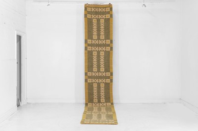 Lot 658 - A flat-weave wool runner of Scandinavian design