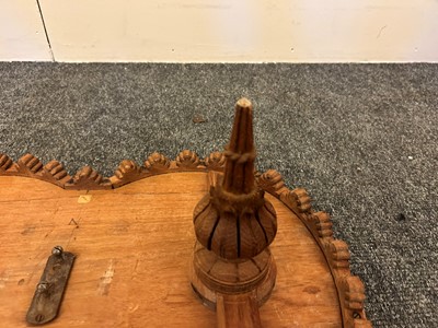 Lot 96 - A pair of teak camel occasional tables