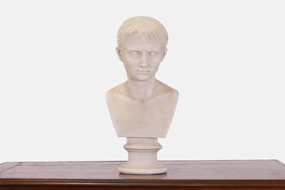 Lot 146 - A composite marble bust of Augustus
