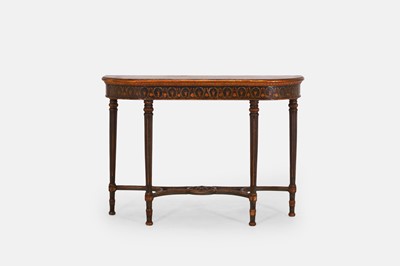 Lot 231 - A George III-style painted wood and composition pier table