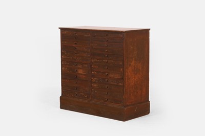 Lot 300 - A mahogany collector's cabinet