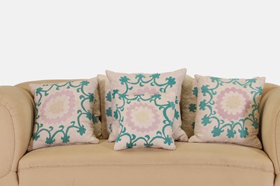 Lot 362 - Seven suzani cushions