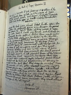 Lot 14 - A witches' coven or cult grimoire manuscript book
