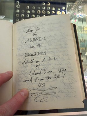 Lot 14 - A witches' coven or cult grimoire manuscript book