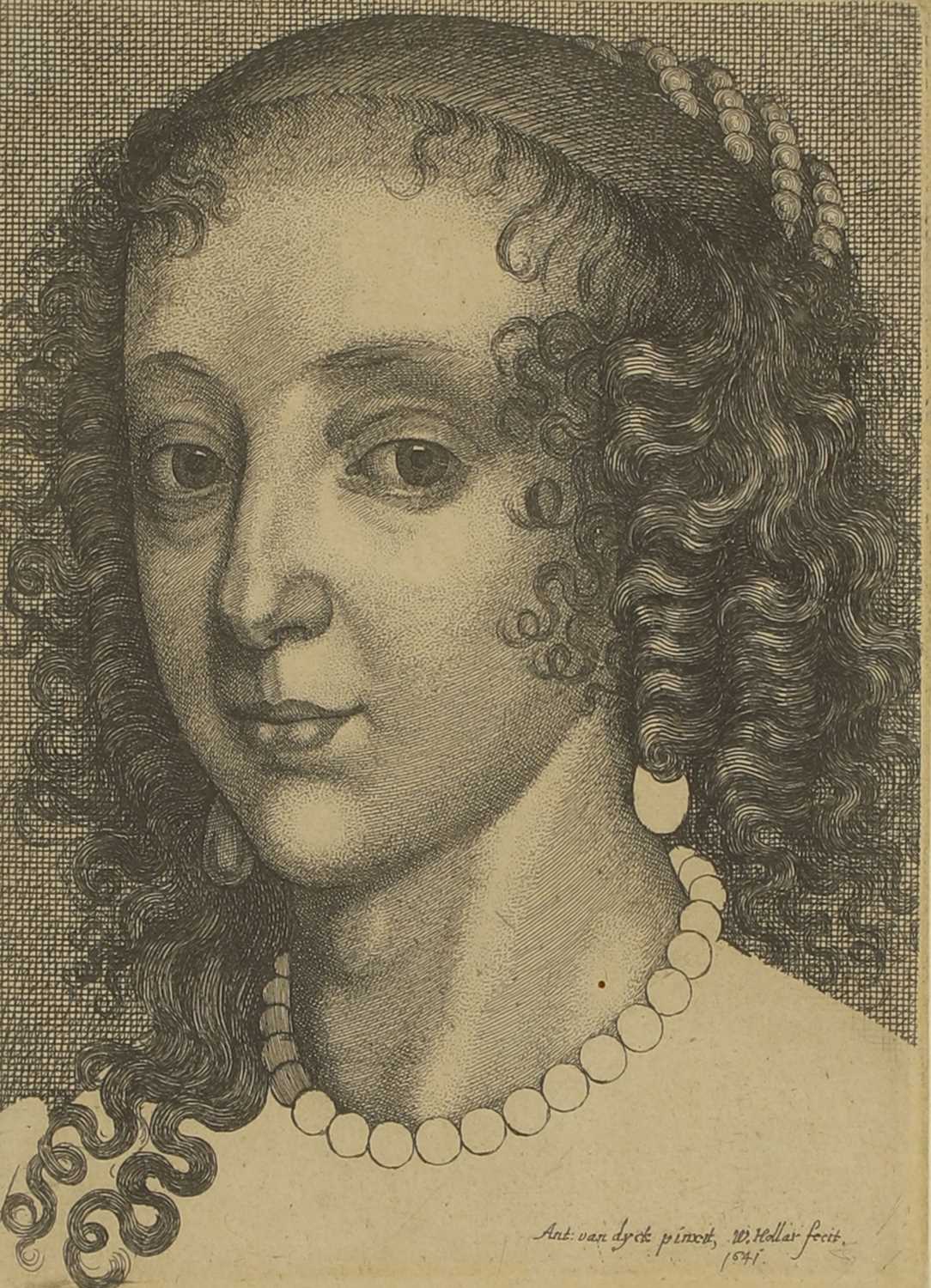 Lot 84 - Wenceslaus Hollar (Czech, 1607-1677) after Sir Anthony van Dyck