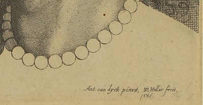 Lot 84 - Wenceslaus Hollar (Czech, 1607-1677) after Sir Anthony van Dyck