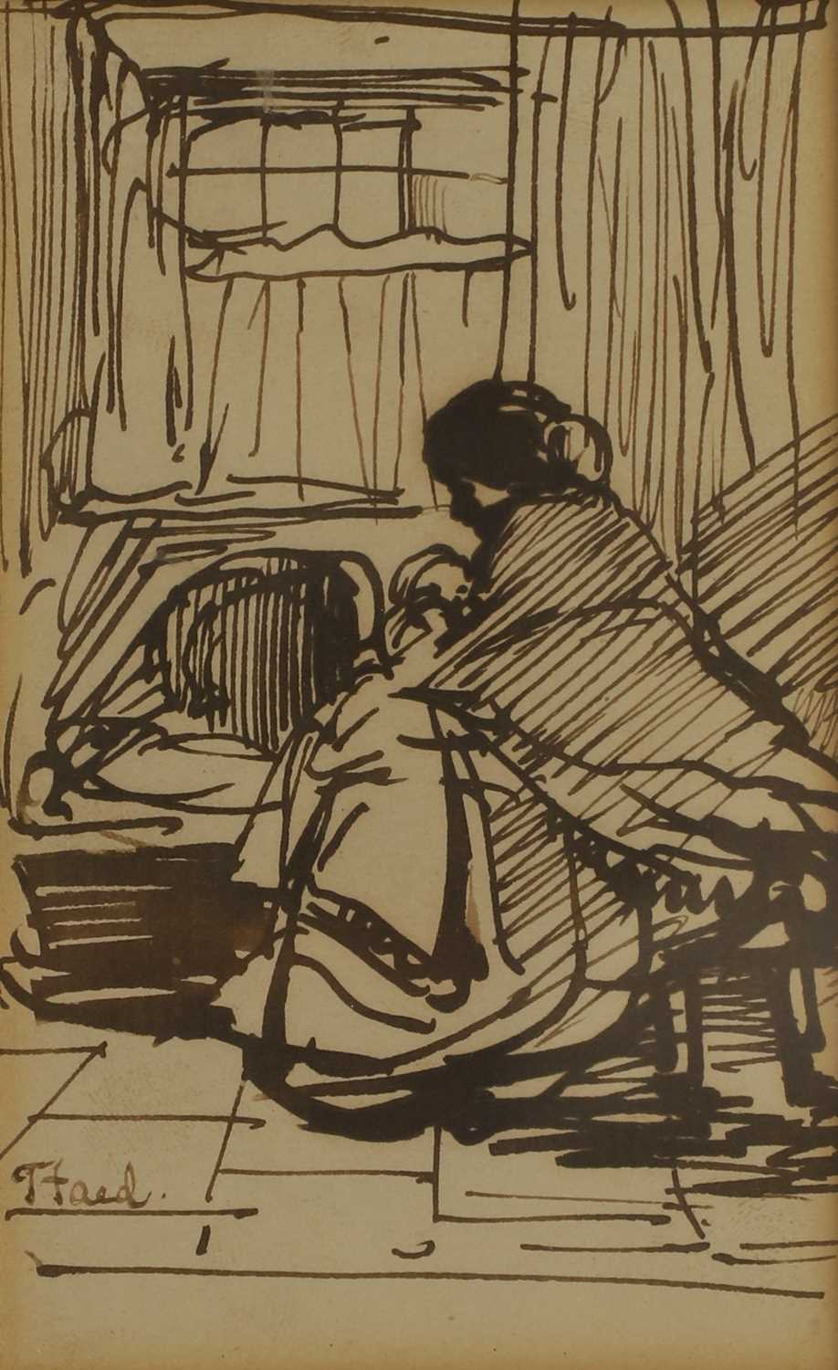 Lot 99 - Thomas Faed RA HRSA (British, 1826-1900)