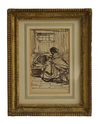 Lot 99 - Thomas Faed RA HRSA (British, 1826-1900)