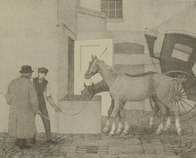Lot 347 - Robert Polhill Bevan (British, 1865-1925)