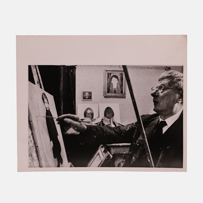 Lot 322 - Photographs of LS Lowry in his studio