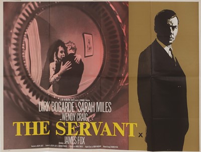 Lot 233 - A British film poster for 'The Servant'