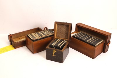 Lot 402A - A collection of Military interest glass slides