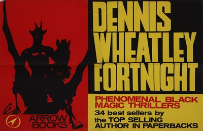Lot 30 - A 'Dennis Wheatley Fortnight' advertising poster