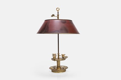 Lot 557 - A Restoration ormolu bouillotte lamp