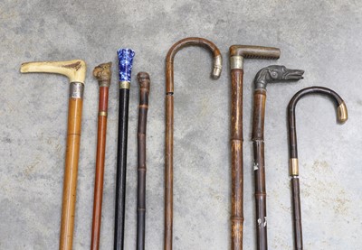 Lot 400A - A collection of sword sticks and canes